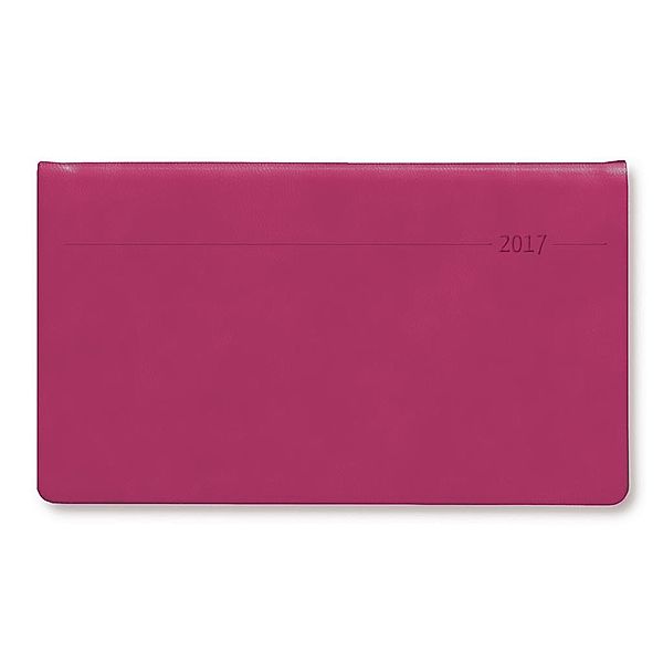 Quertimer Touch rosa 2017 - mit Adressbuch, ALPHA EDITION
