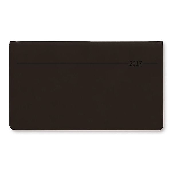 Quertimer Touch schwarz 2017 - mit Adressbuch, ALPHA EDITION