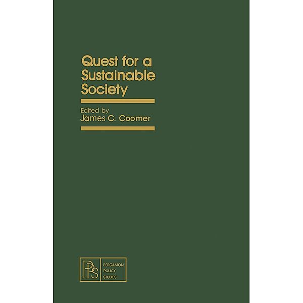 Quest for a Sustainable Society