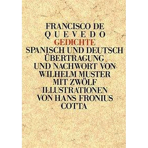 Quevedo, F: Gedichte, Francisco De Quevedo