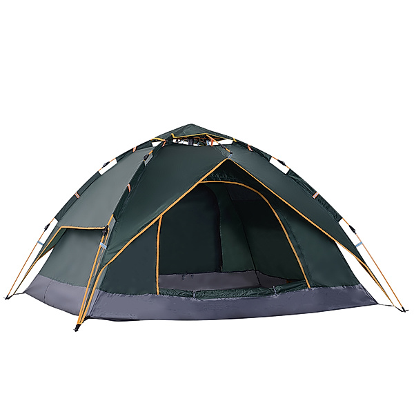 Outsunny Quick-Up-Zelt für 2 Personen + 1 Kind