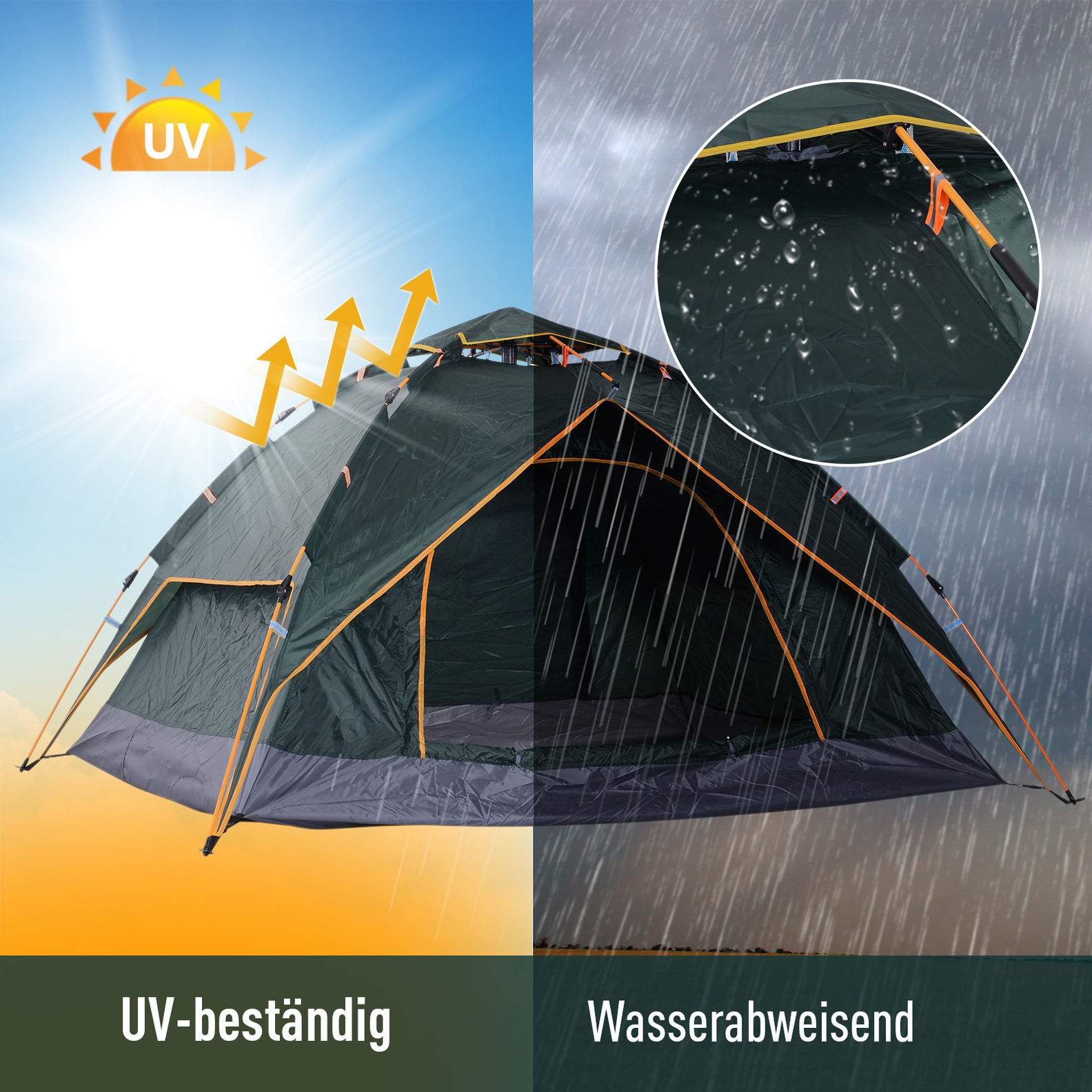 Quick-Up-Zelt für 2 Personen + 1 Kind bestellen | Weltbild.de