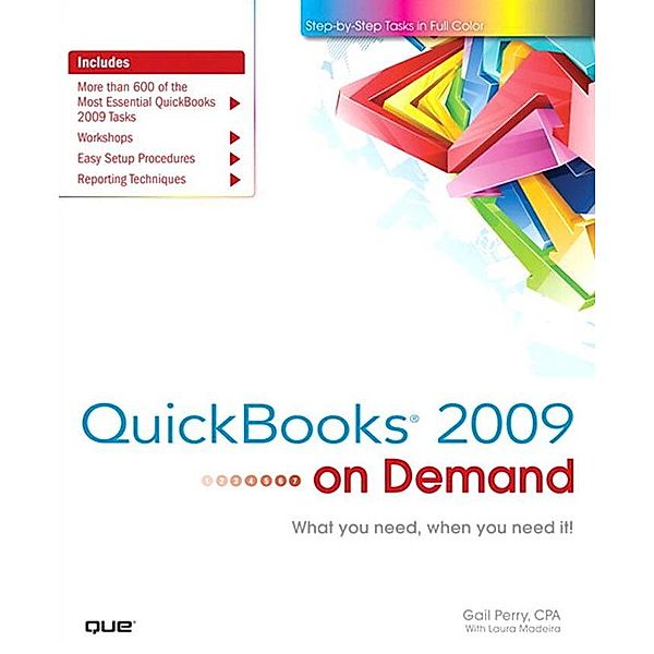 QuickBooks 2009 on Demand / On Demand, Perry Gail CPA, Madeira Laura