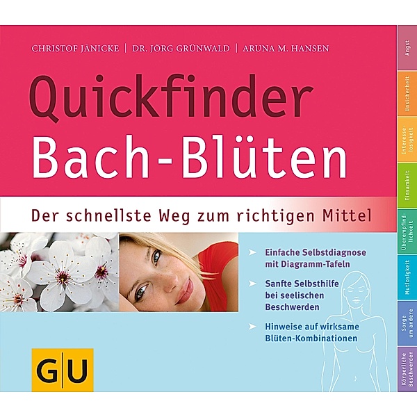 Quickfinder Bach-Blüten / GU Quickfinder, Christof Jänicke, Jörg Grünwald, Aruna M. Hansen