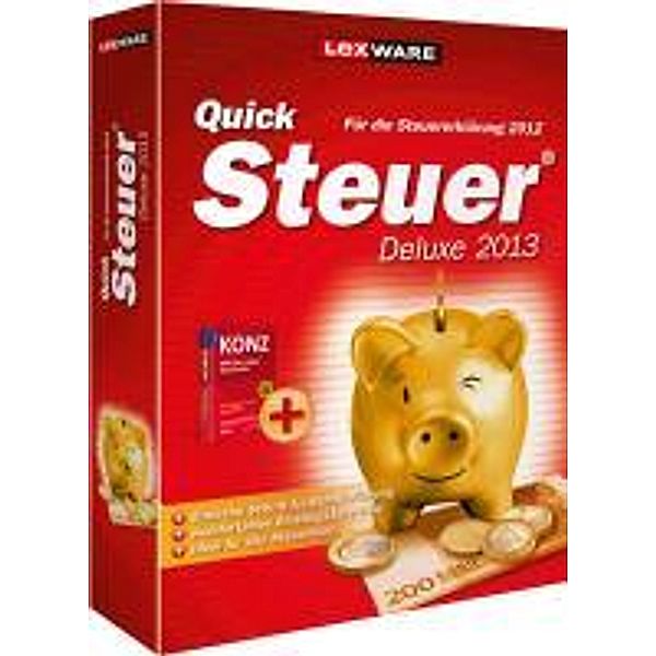 QuickSteuer DELUXE 2013, DVD-ROM