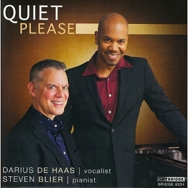 Quiet Please, Darius De Haas, Steven Blier