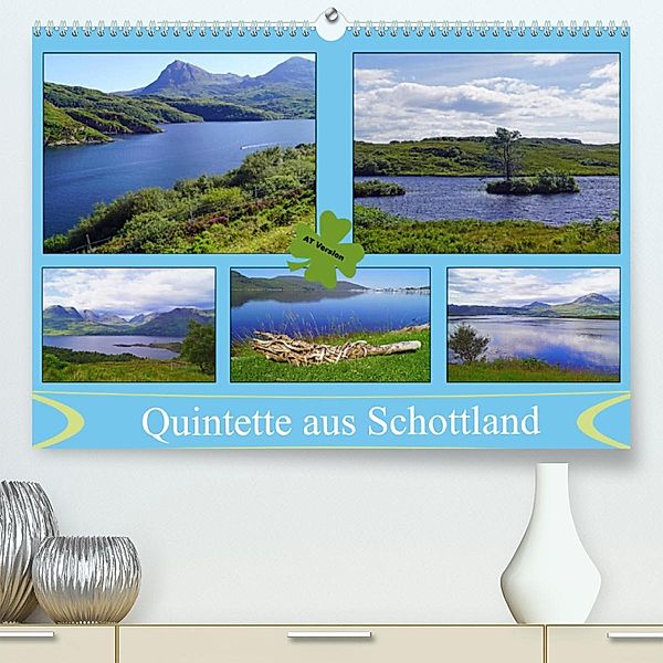 Quintette aus Schottland - AT Version (Premium, hochwertiger DIN A2 Wandkalender 2023, Kunstdruck in Hochglanz), Babett Paul - Babett's Bildergalerie