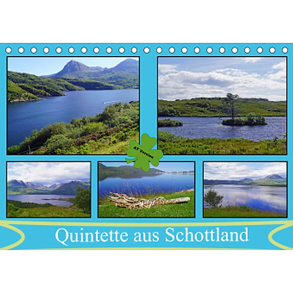 Quintette aus Schottland - AT Version (Tischkalender 2021 DIN A5 quer), Babett Paul - Babett's Bildergalerie