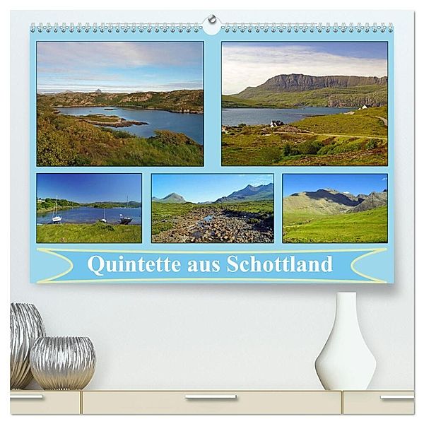 Quintette aus Schottland (hochwertiger Premium Wandkalender 2024 DIN A2 quer), Kunstdruck in Hochglanz, Babett Paul - Babett's Bildergalerie