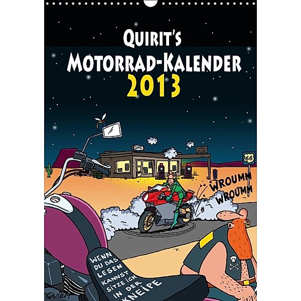 Quirit's Motorrad-Kalender 2014 (Wandkalender 2014 DIN A3 hoch)