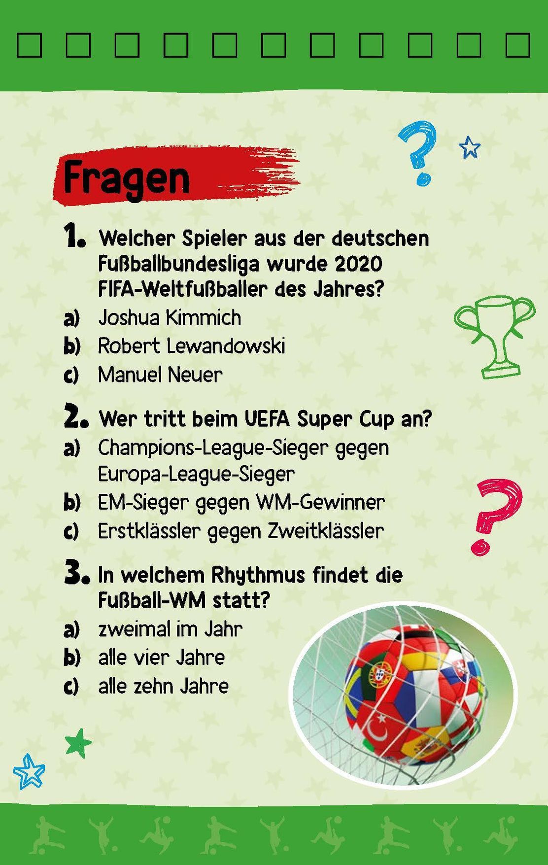 Quiz Fußball - 150 Fragen für schlaue Kids Buch versandkostenfrei bei  Weltbild.de bestellen