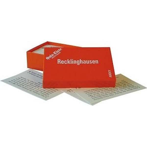 Quiz-Kiste Westfalen (Spiel), Recklinghausen, Irene Stock