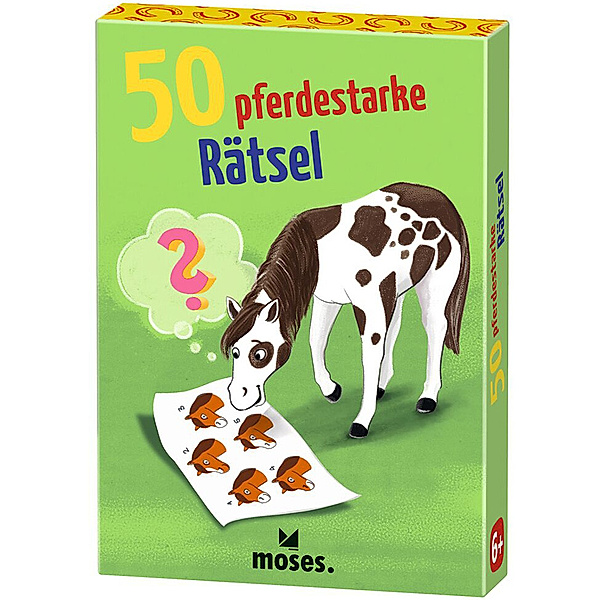 moses Verlag Quizspiel 50 PFERDESTARKE RÄTSEL, Carola von Kessel
