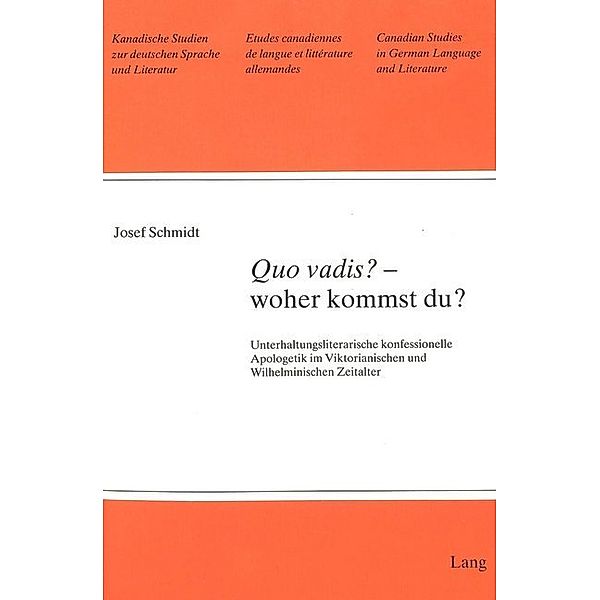 Quo vadis? - woher kommst du?, Josef Schmidt