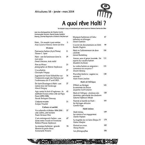 quoi reve Haiti ? / Hors-collection, Collectif