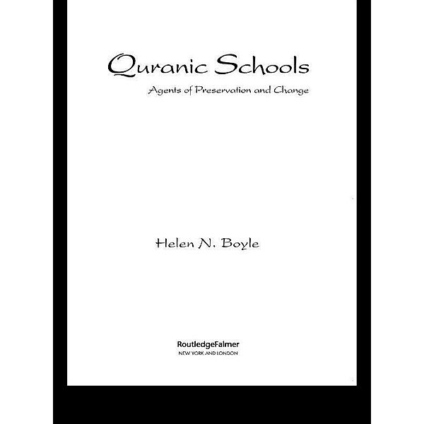 Quranic Schools, Helen N. Boyle