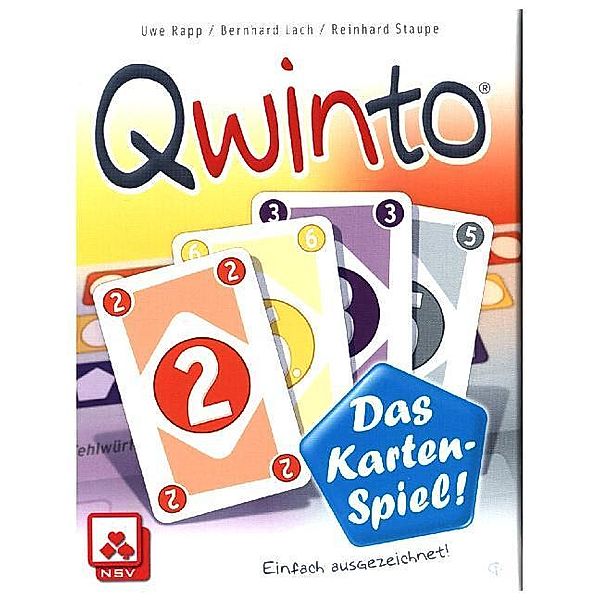 Nürnberger-Spielkarten-Verlag Qwinto - Das Kartenspiel (Kartenspiel), Uwe Rapp, Bernhard Lach, Reinhard Staupe