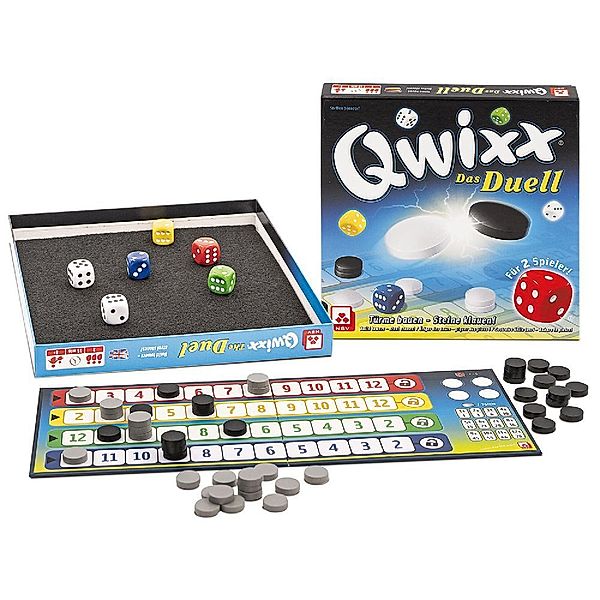 Nürnberger-Spielkarten-Verlag Qwixx - Das Duell, Qwixx - Das Duell