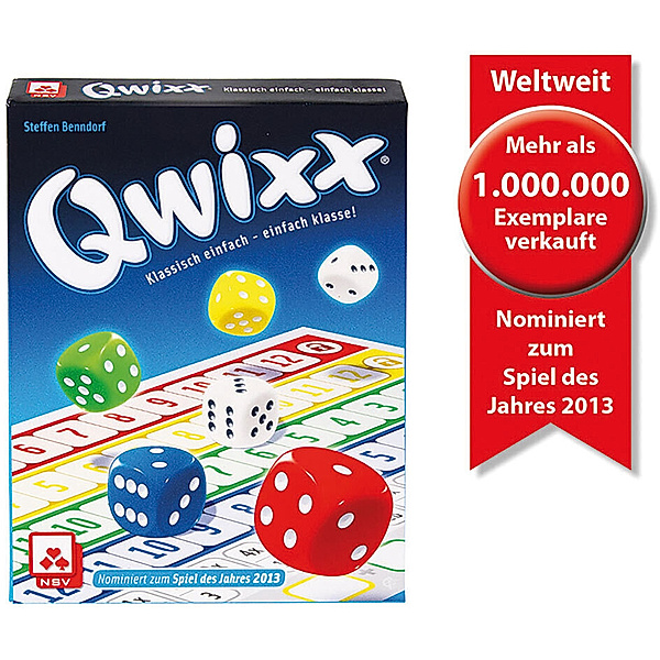 Nürnberger-Spielkarten-Verlag Qwixx - Das Original, Steffen Benndorf
