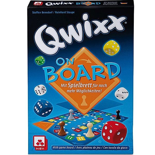 Nürnberger-Spielkarten-Verlag Qwixx - On Board - International, Qwixx - On Board - International