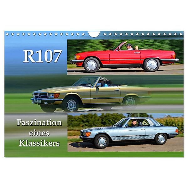 R107 Faszination eines Klassikers (Wandkalender 2024 DIN A4 quer), CALVENDO Monatskalender, Ingo Laue