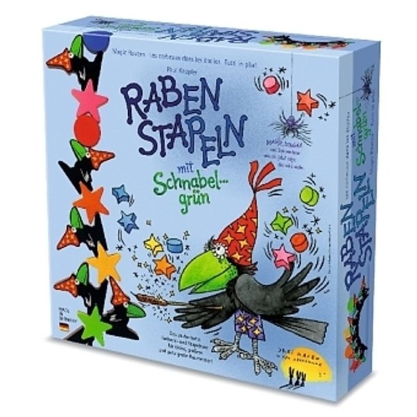 Raben stapeln mit Schnabel-grün (Kinderspiel), Paul Kappler