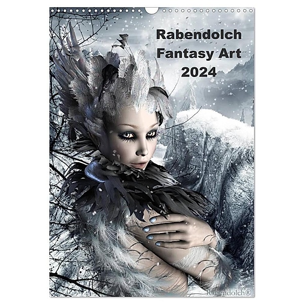 Rabendolch Fantasy Art / 2024 (Wandkalender 2024 DIN A3 hoch), CALVENDO Monatskalender, Rabendolch