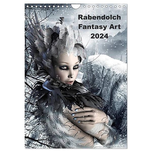 Rabendolch Fantasy Art / 2024 (Wandkalender 2024 DIN A4 hoch), CALVENDO Monatskalender, Rabendolch