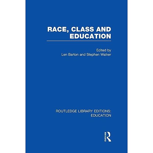 Race, Class and Education (RLE Edu L)