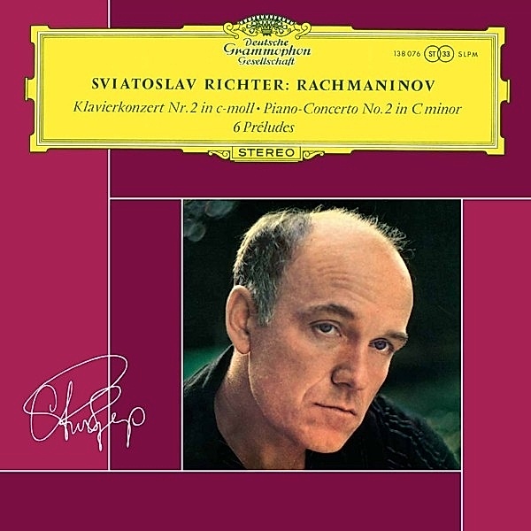 Rachmaninov: Klavierkonzert 2 C-Moll (180 G) (Vinyl), Svjatoslav Richter
