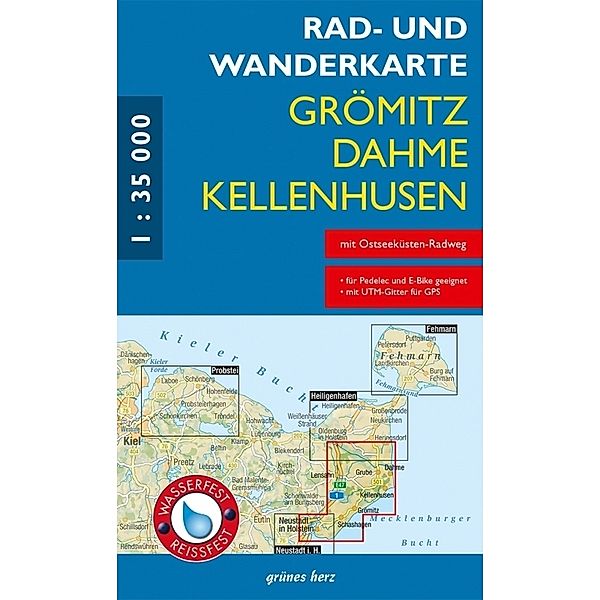 Rad- und Wanderkarte Grömitz, Dahme, Kellenhusen