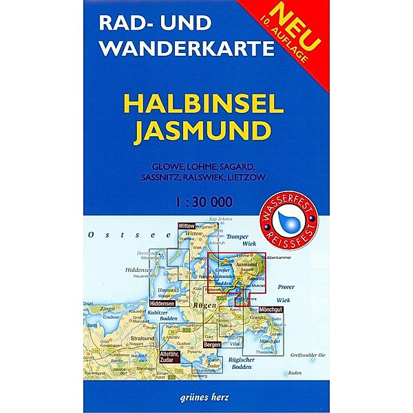 Rad- und Wanderkarte Halbinsel Jasmund