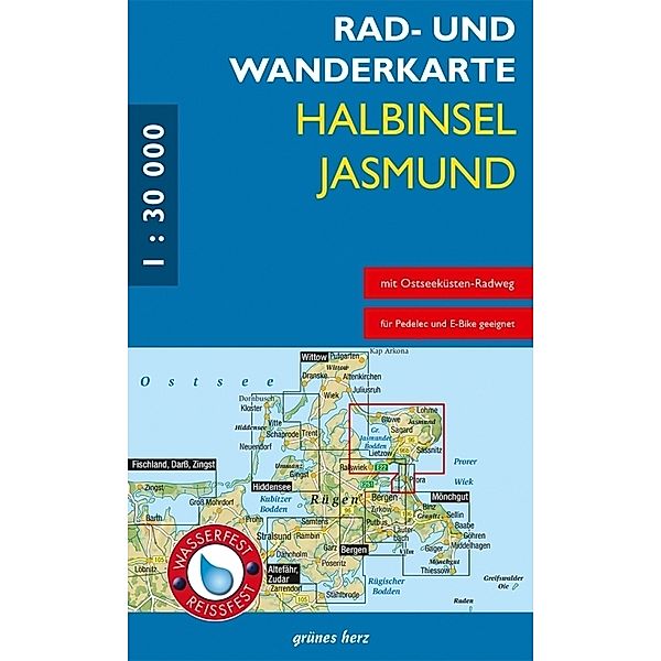 Rad- und Wanderkarte Halbinsel Jasmund