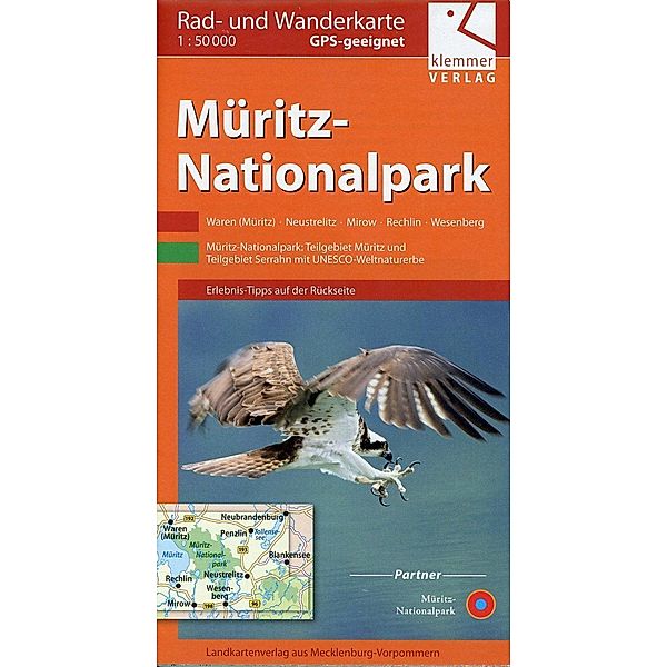 Rad- und Wanderkarte Müritz-Nationalpark, Christian Kuhlmann, Thomas Wachter, Klaus Klemmer