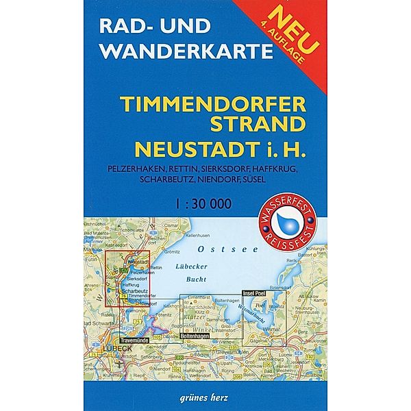 Rad- und Wanderkarte Timmendorfer Strand, Neustadt i. H.