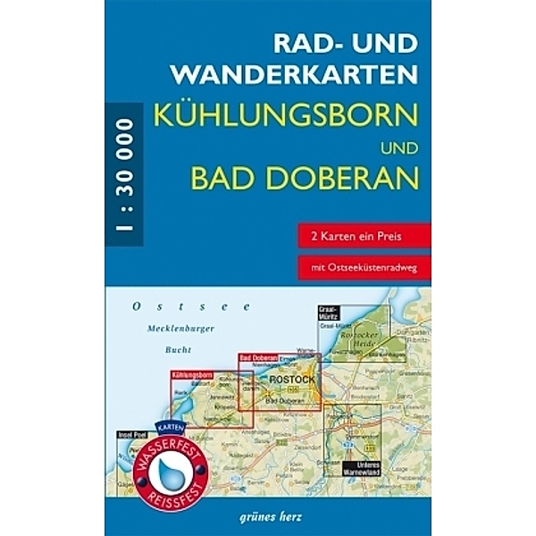 Rad- und Wanderkarten-Set: Kühlungsborn und Bad Doberan, 2 Bl.