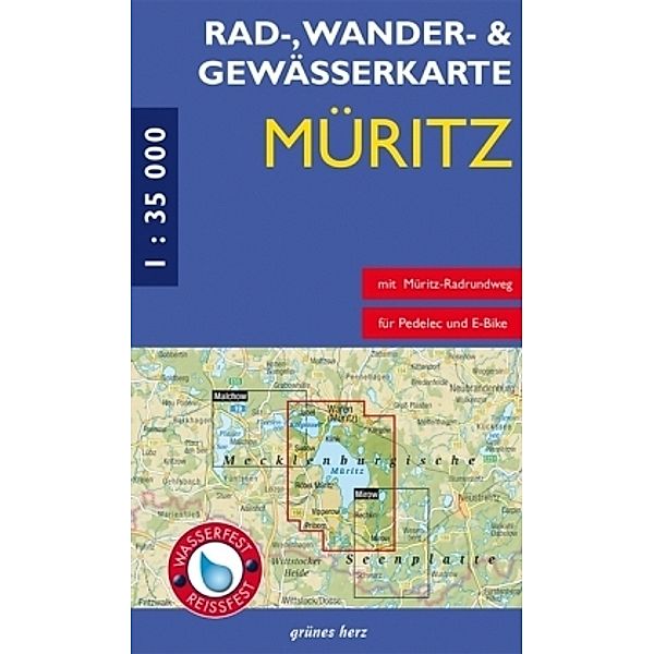 Rad-, Wander- & Gewässerkarte Müritz