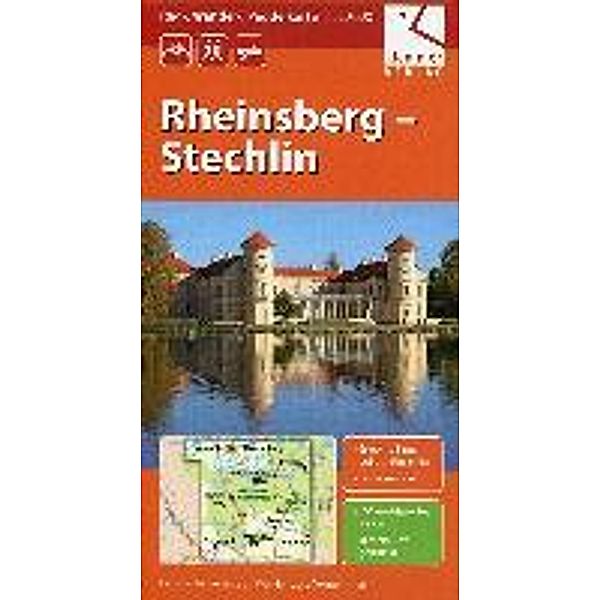 Rad-, Wander und Paddelkarte Rheinsberg - Stechlin 1 : 50 000