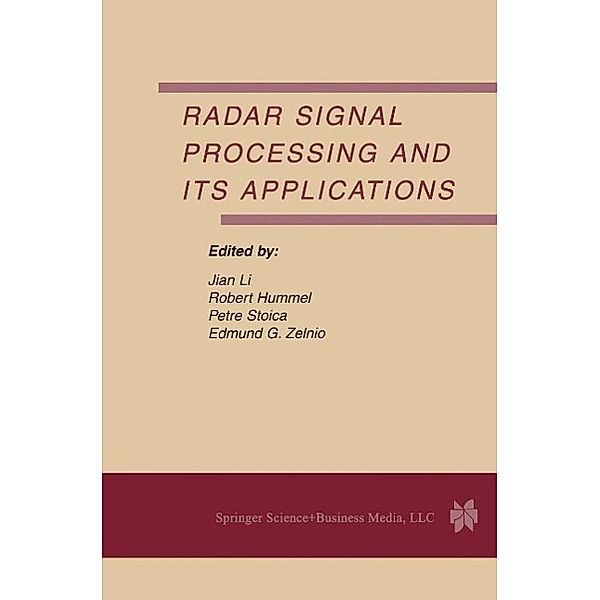 Radar Signal Processing and Its Applications