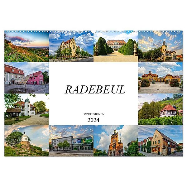 Radebeul Imressionen (Wandkalender 2024 DIN A2 quer), CALVENDO Monatskalender, Dirk Meutzner