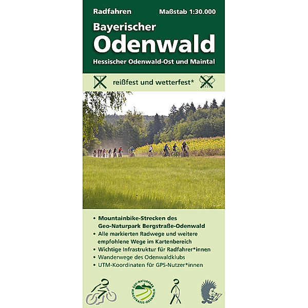 Radfahren, Bayerischer Odenwald / Hessischer Odenwald-Ost und Maintal, m. 1 Buch, Michael Messer