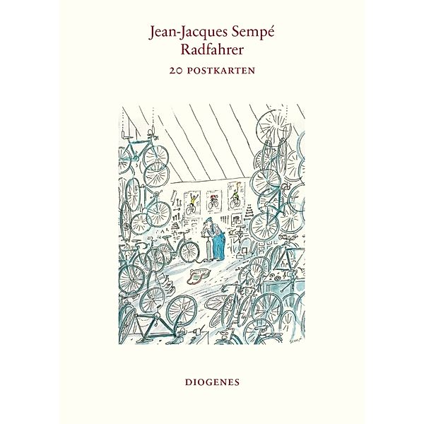 Radfahrer (Postkartenbuch), Jean-Jacques Sempé