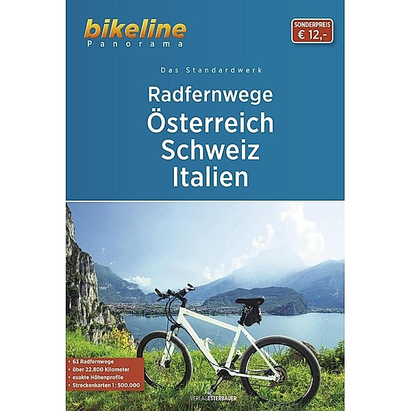 Radfernwege Österreich, Schweiz, Italien