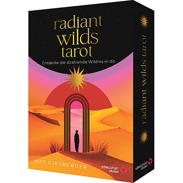 Radiant Wilds Tarot - Entdecke die strahlende Wildnis in dir: 78 Tarotkarten mit Goldschnitt, m. 1 Buch, m. 78 Beilage, 2 Teile, Nat Girsberger