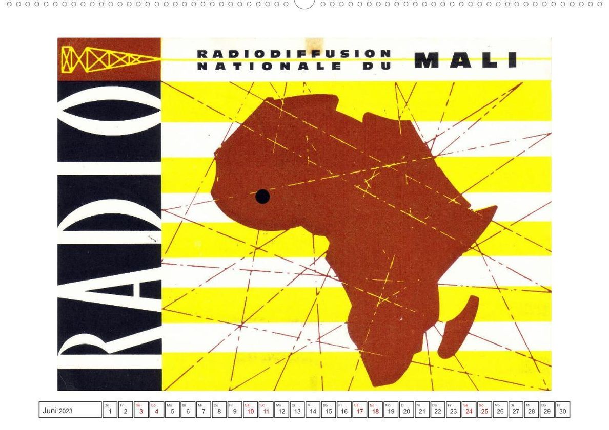 Radio Nostalgie Karten aus aller Welt Premium, hochwertiger DIN A2  Wandkalender 2023, Kunstdruck in Hochglanz - Kalender bestellen