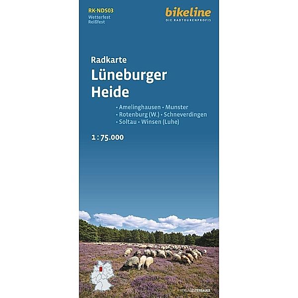 Radkarte Lüneburger Heide