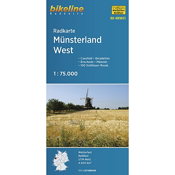 Radkarte Münsterland West (RK-NRW01)