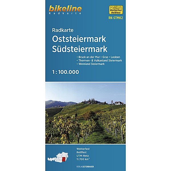 Radkarte Oststeiermark, Südsteiermark