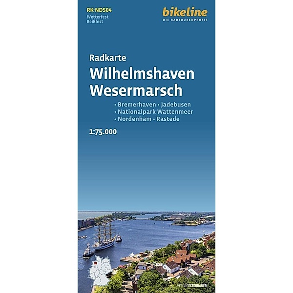 Radkarte Wilhelmshaven, Wesermarsch