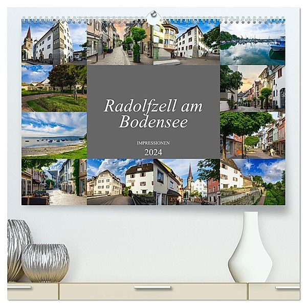 Radolfzell am Bodensee - Impressionen (hochwertiger Premium Wandkalender 2024 DIN A2 quer), Kunstdruck in Hochglanz, Dirk Meutzner